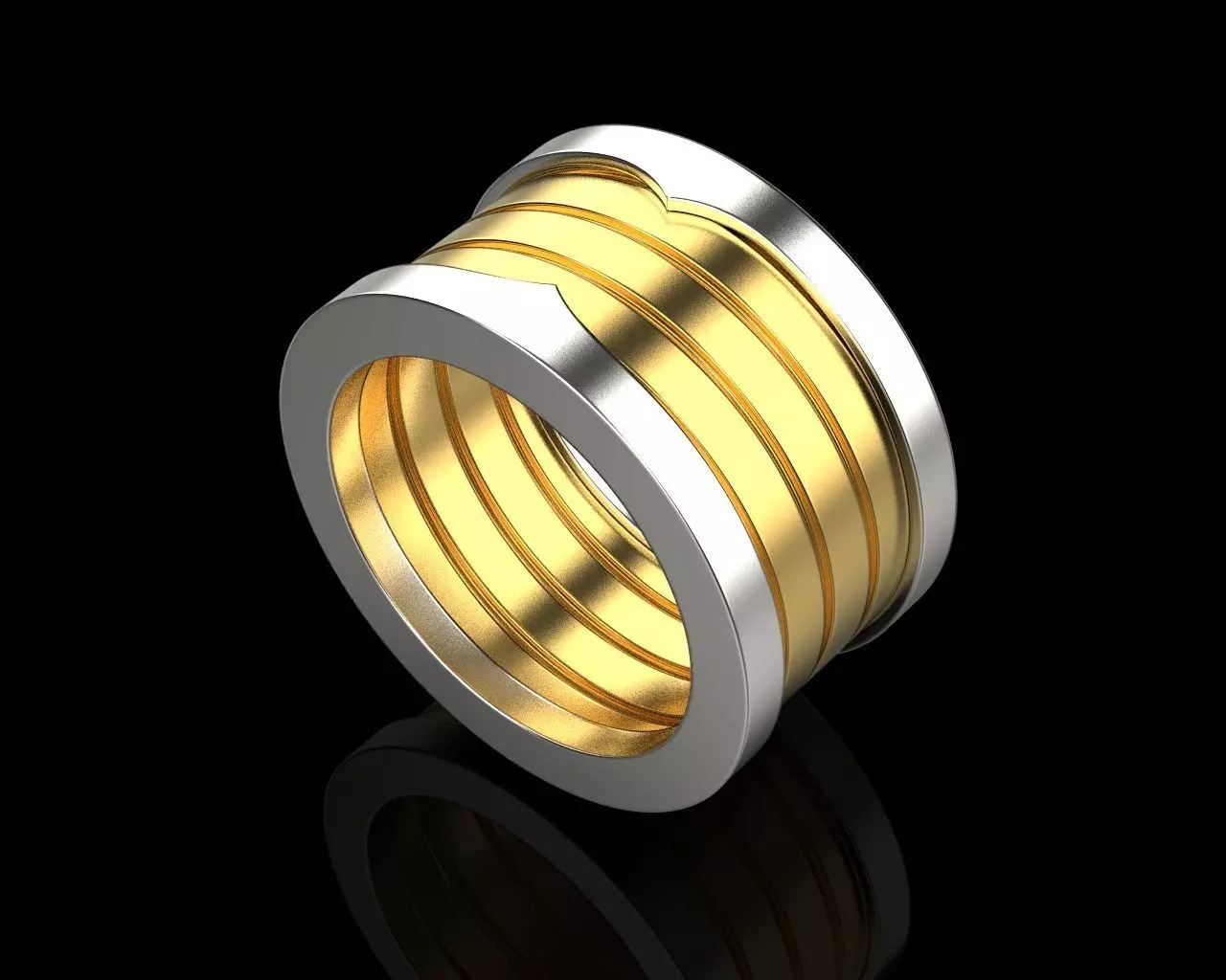 Ring Bvlgari  3D print model_0