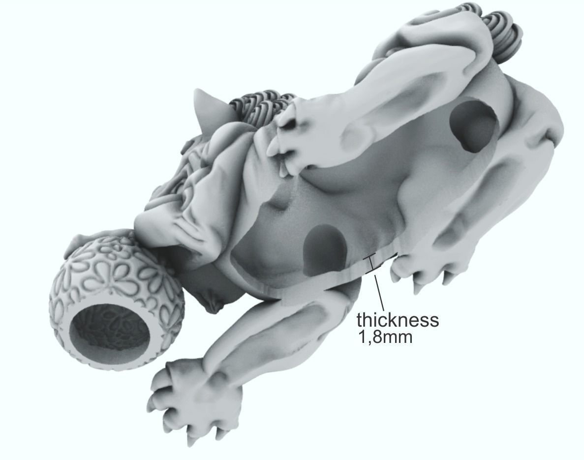 Foo Dog Fu Dog Chinese Dog 3D print model 3D print model_7