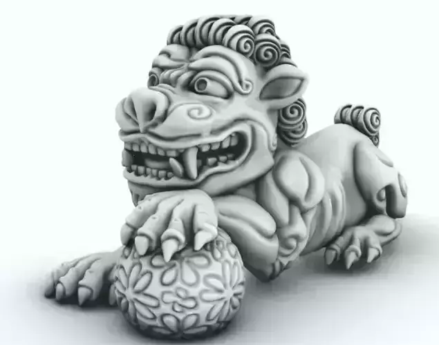 Foo Dog Fu Dog Chinese Dog 3D print model