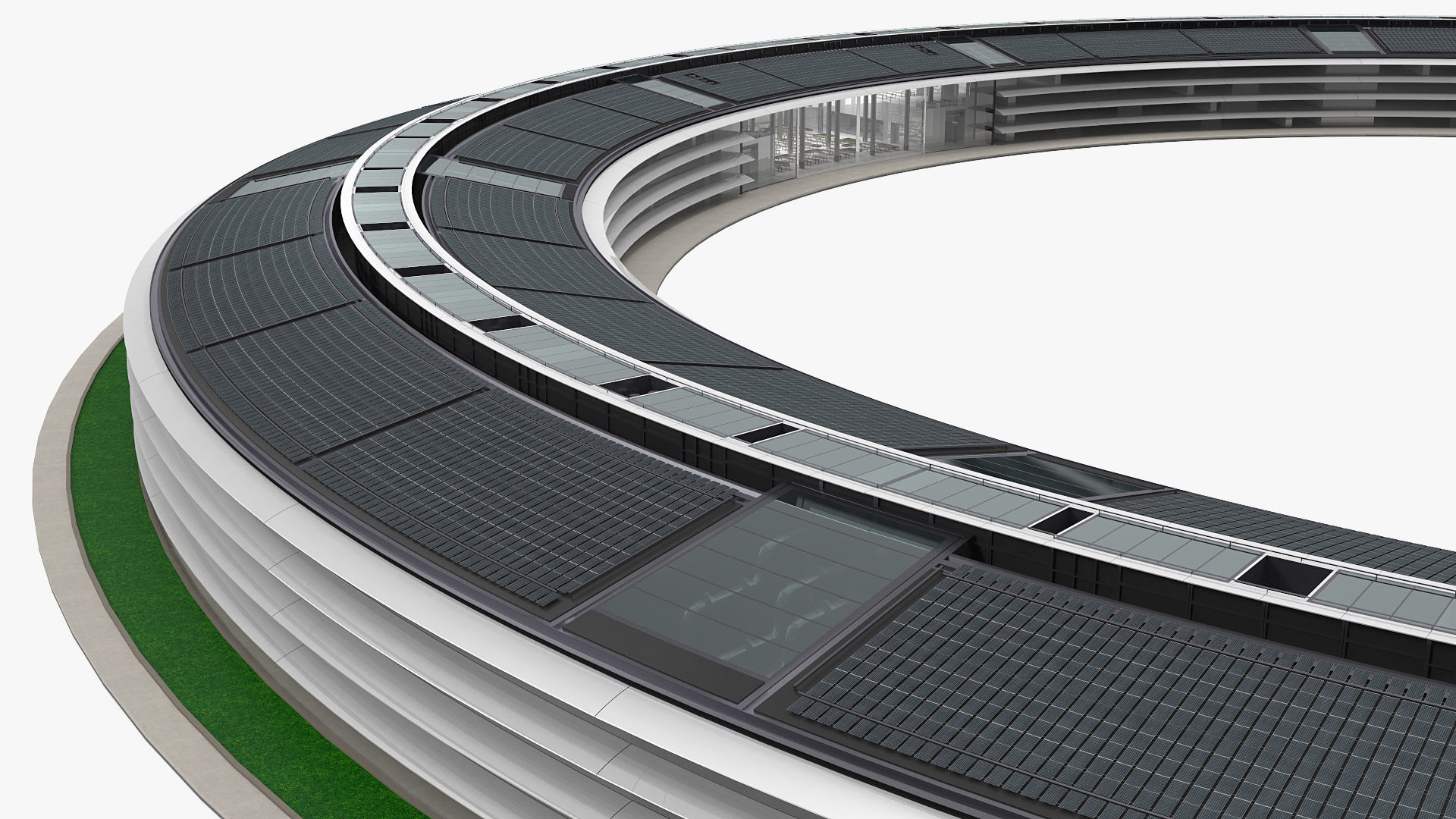 Apple Park Corporate Headquarters 3D model_7