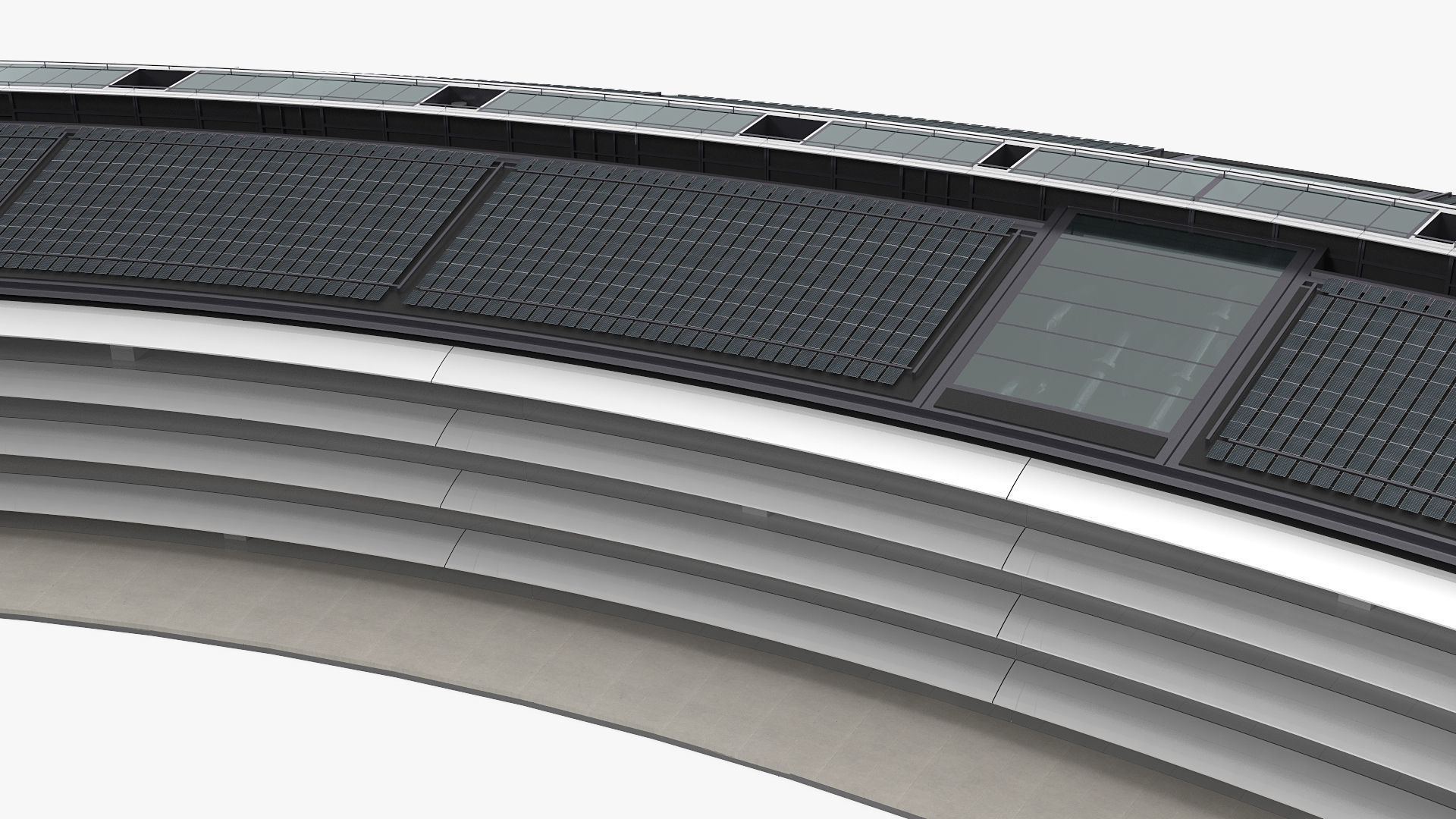 Apple Park Corporate Headquarters 3D model_8