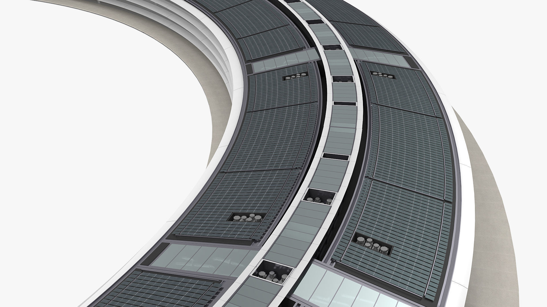 Apple Park Corporate Headquarters 3D model_5