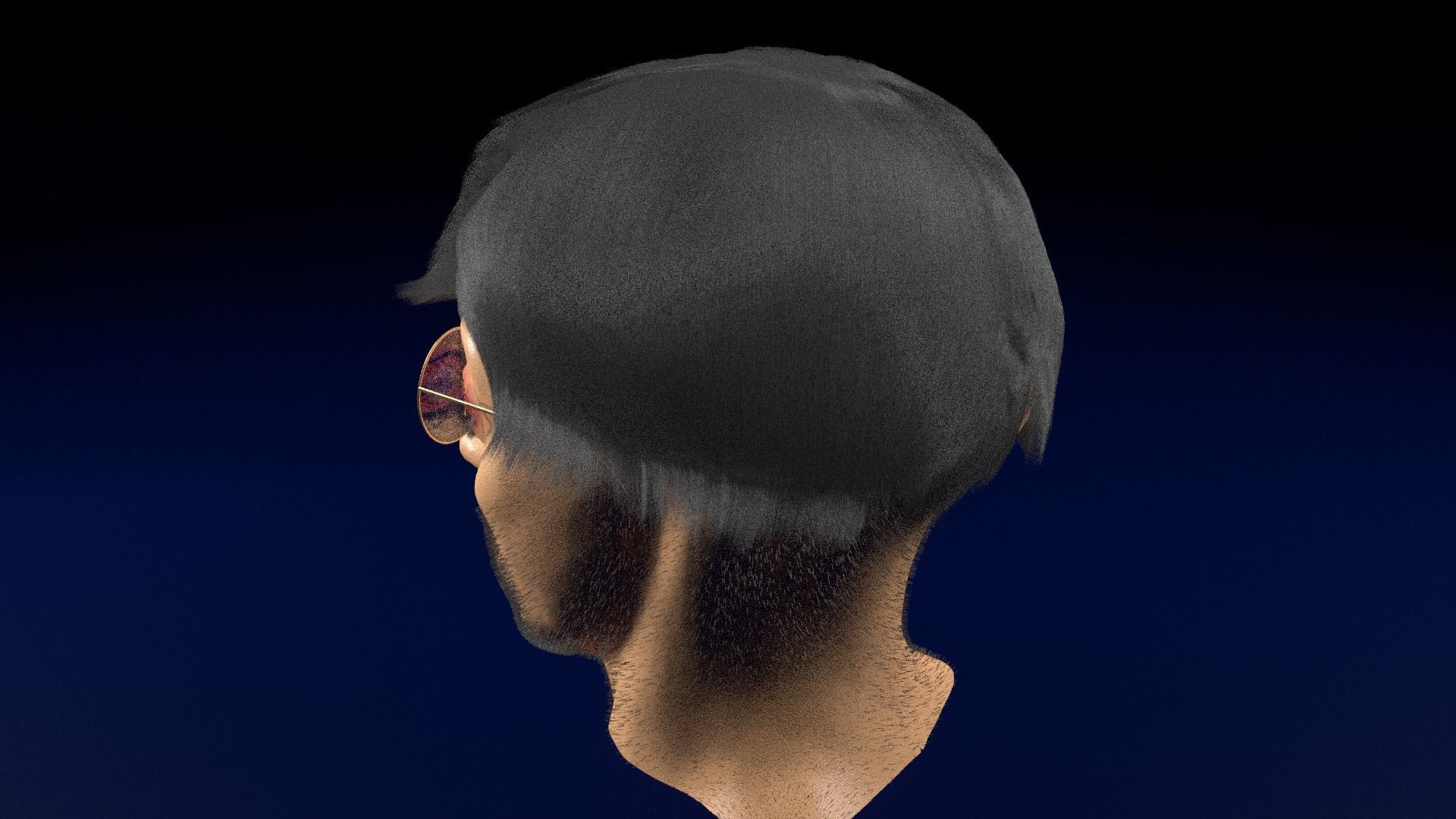 Thyroid eye lesions 3D model_128