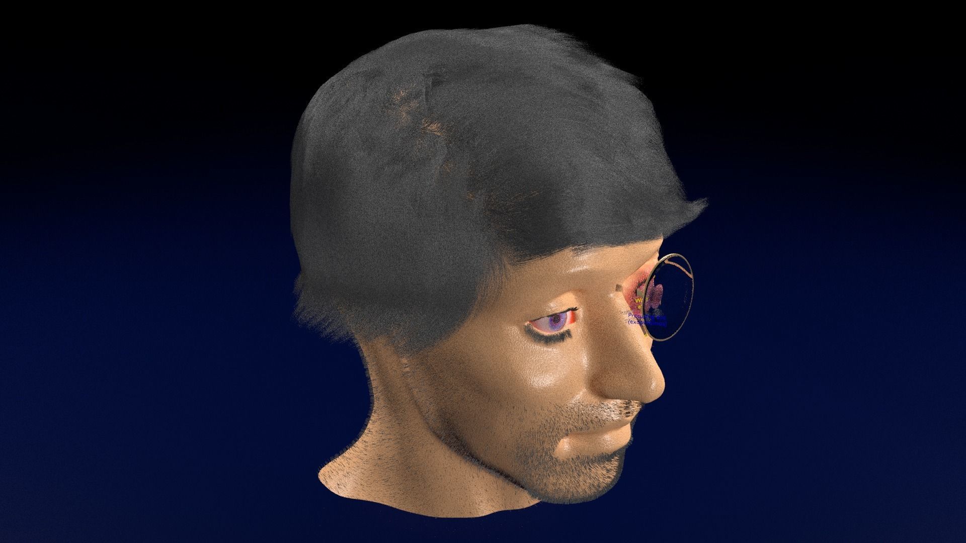 Thyroid eye lesions 3D model_104