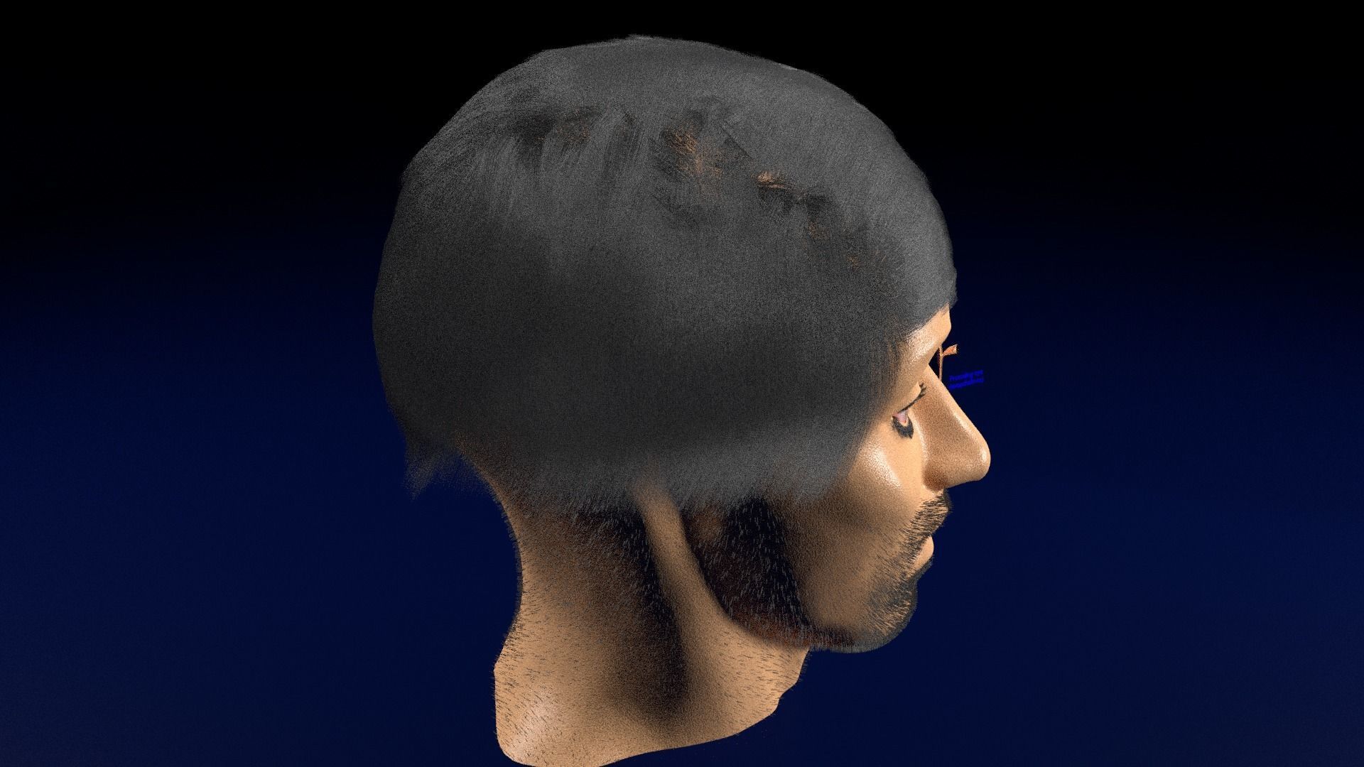 Thyroid eye lesions 3D model_126