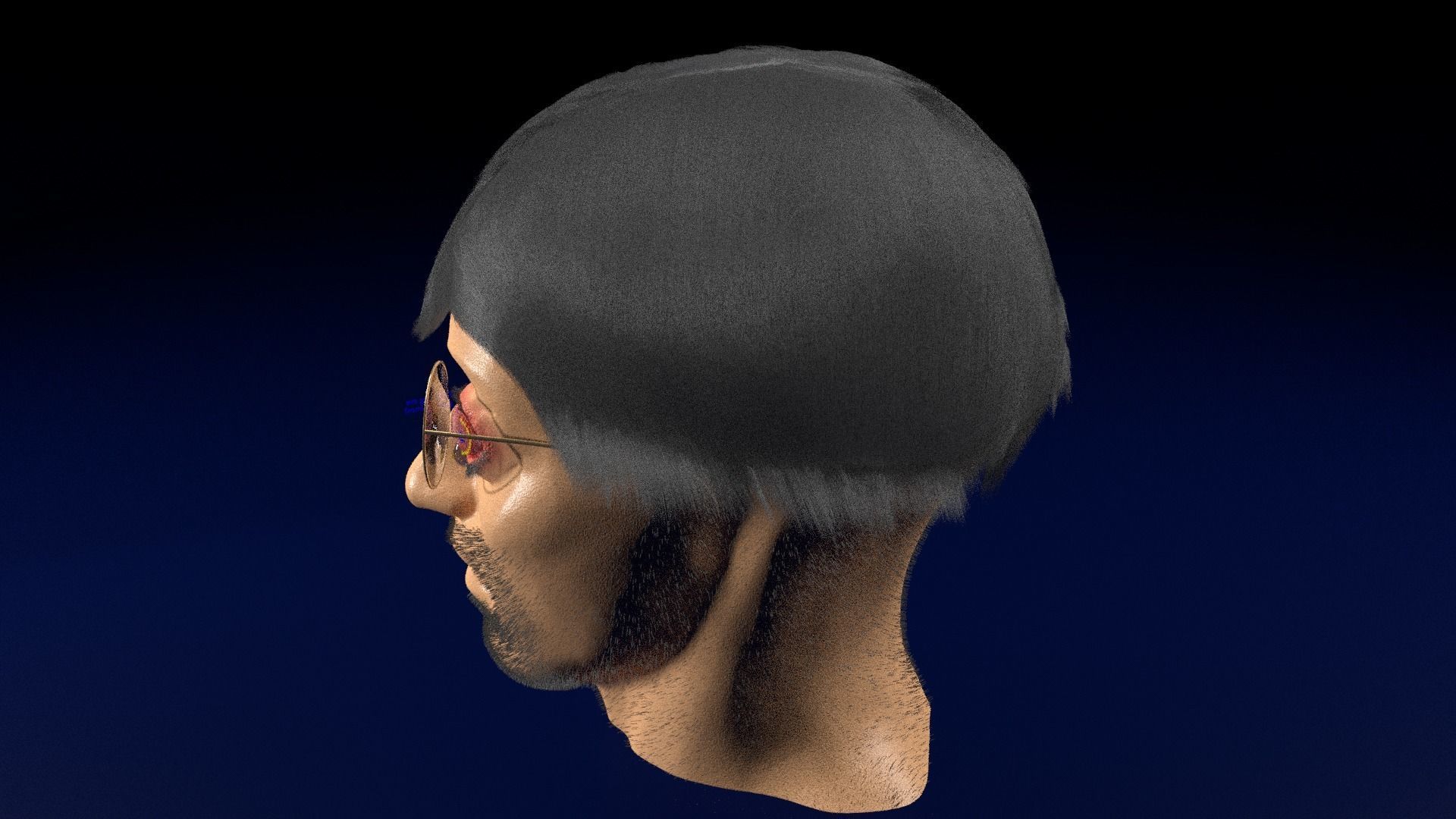 Thyroid eye lesions 3D model_109