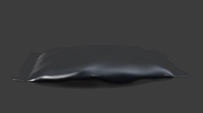 Product-Food packet Low-poly 3D model_4