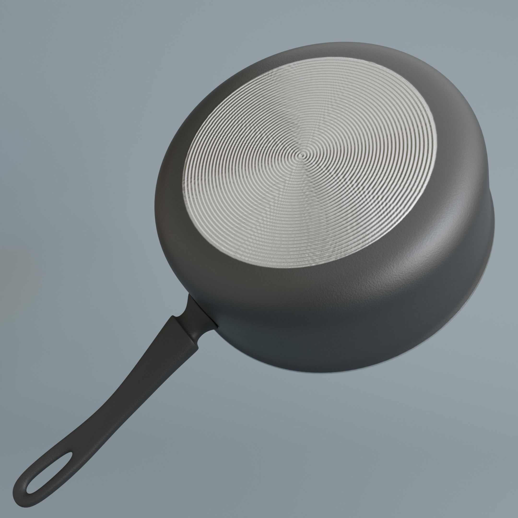 Saucepan Low-poly 3D model_5