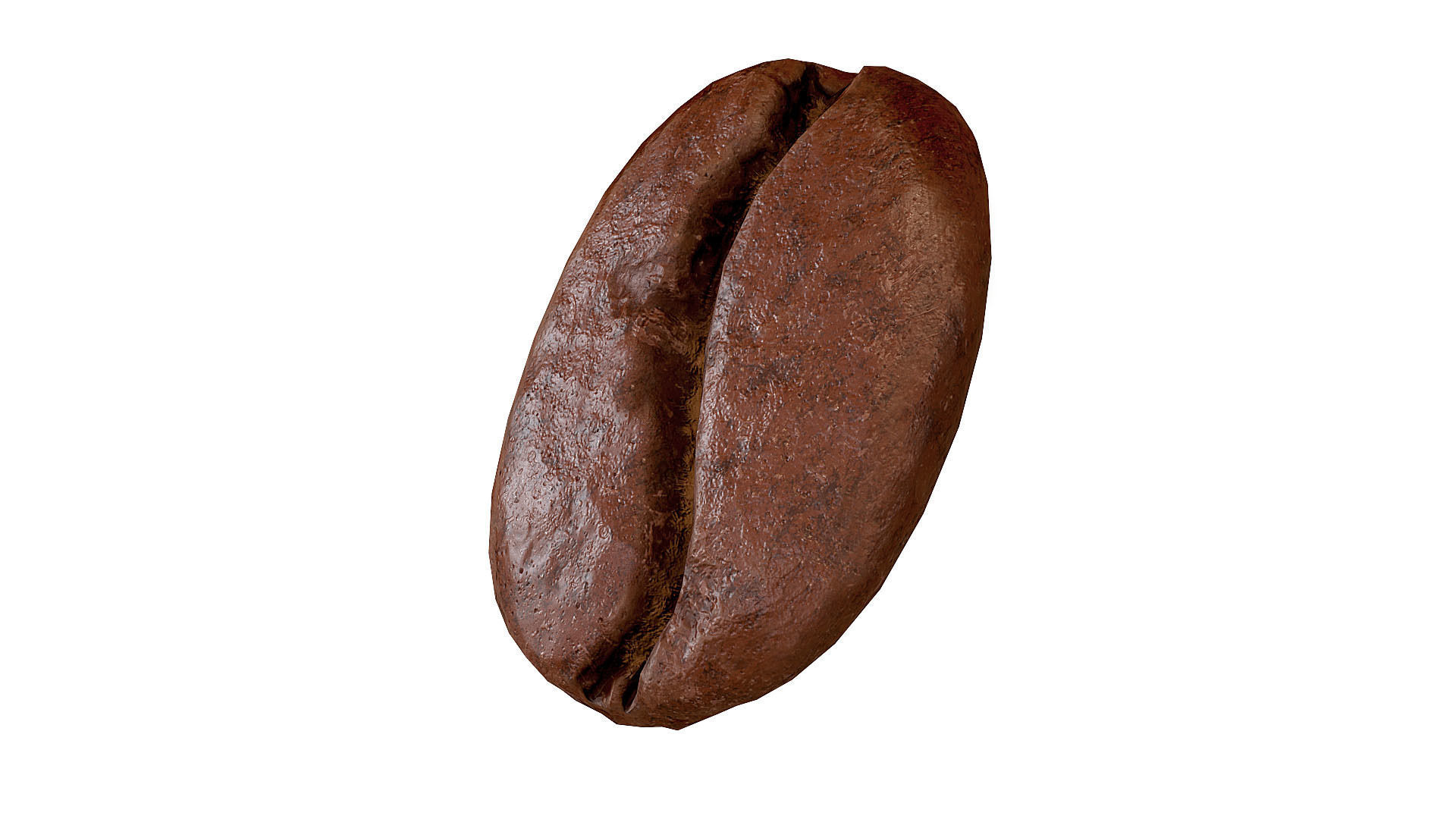 Coffee Beans Low-poly PBR Low-poly 3D model_7