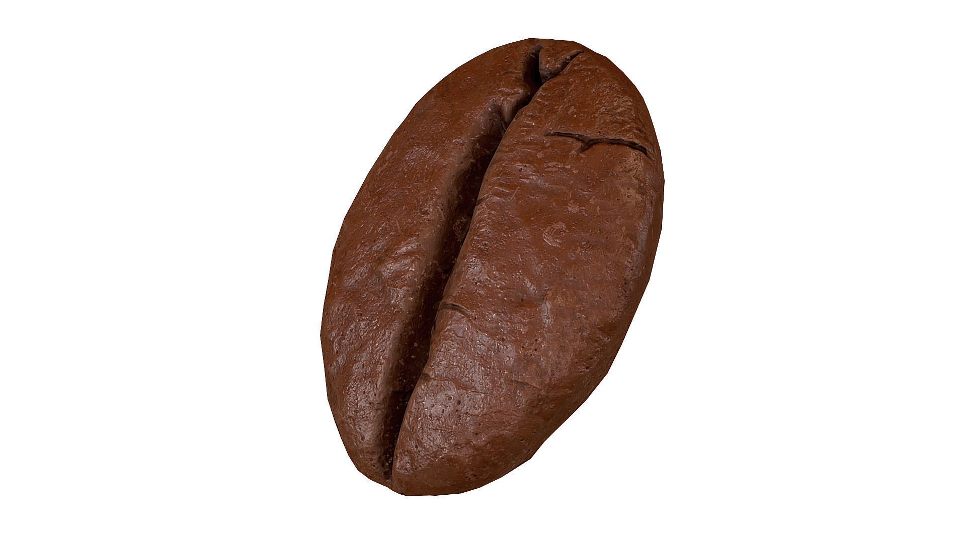 Coffee Beans Low-poly PBR Low-poly 3D model_5