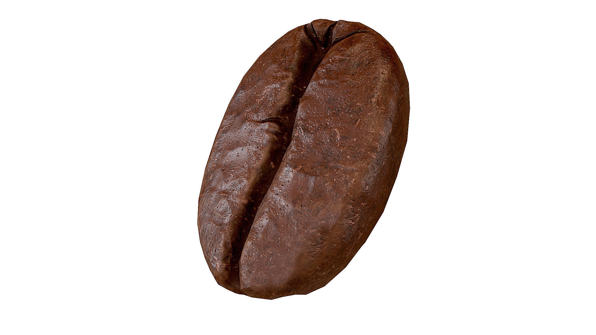 Coffee Beans Low-poly PBR Low-poly 3D model_6