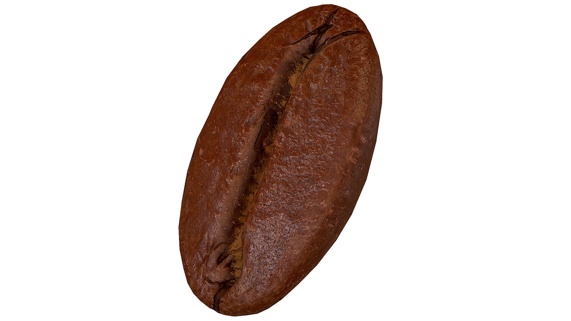 Coffee Beans Low-poly PBR Low-poly 3D model_9