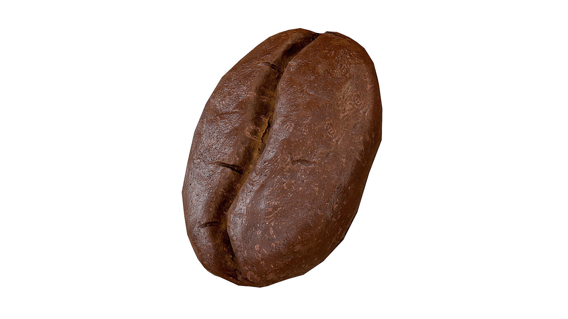 Coffee Beans Low-poly PBR Low-poly 3D model_10