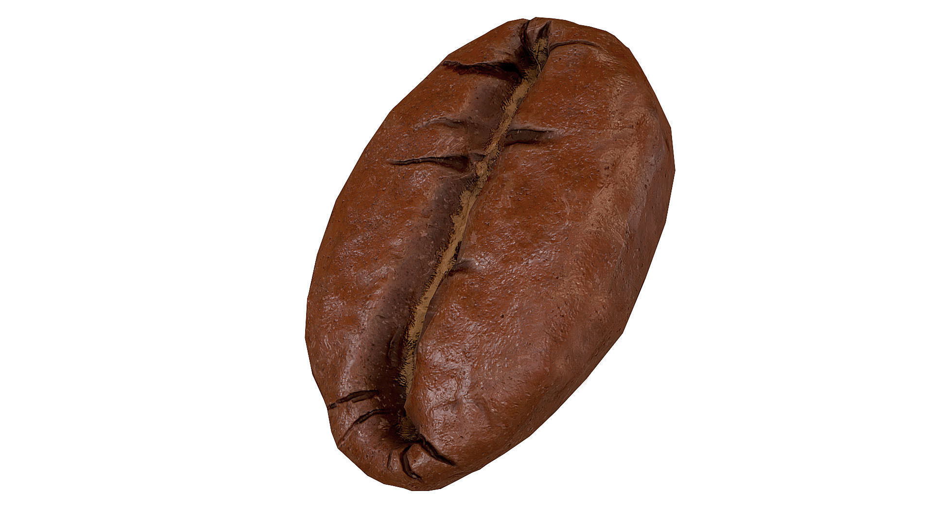 Coffee Beans Low-poly PBR Low-poly 3D model_8