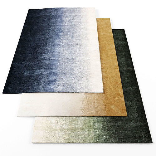 Rugs-1170 ombre rug Low-poly 3D model