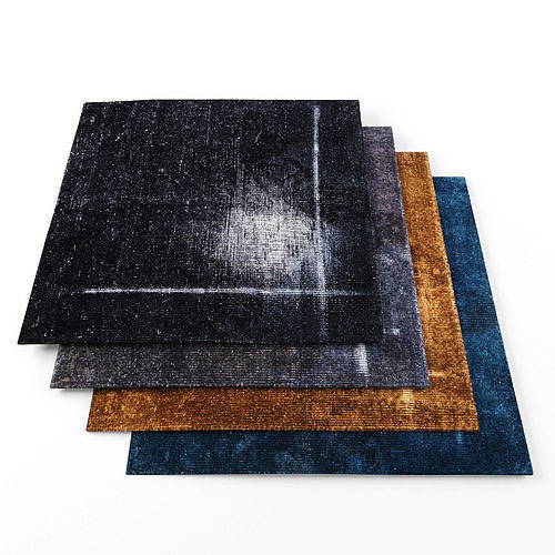 square rugs1 Low-poly 3D model