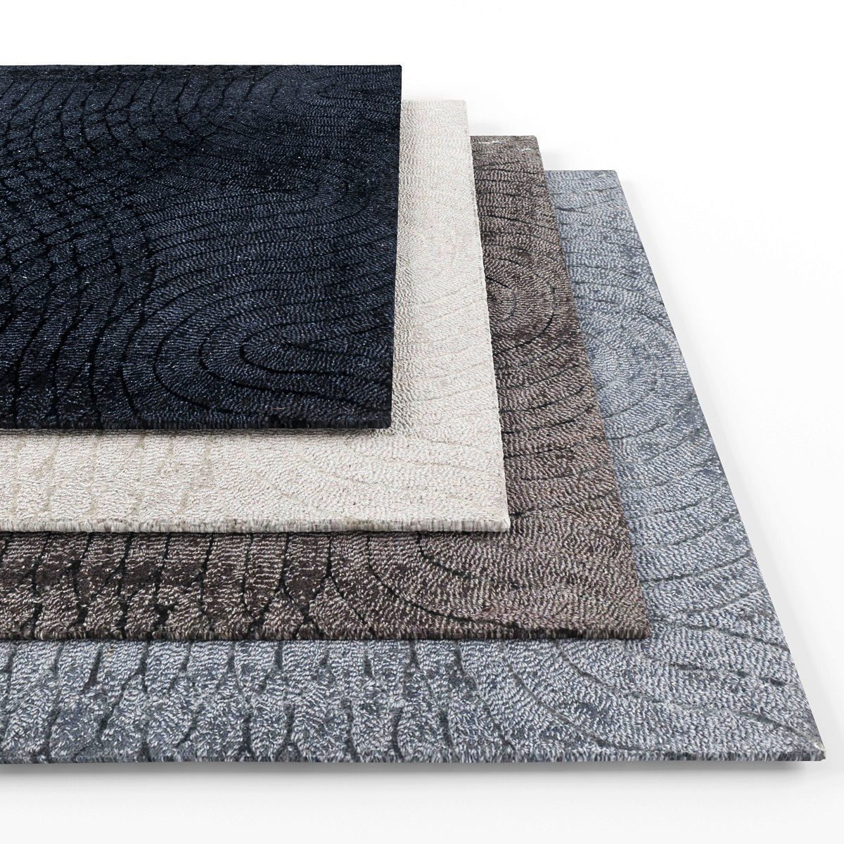 Rugs-1174 crocodile rug Low-poly 3D model_1