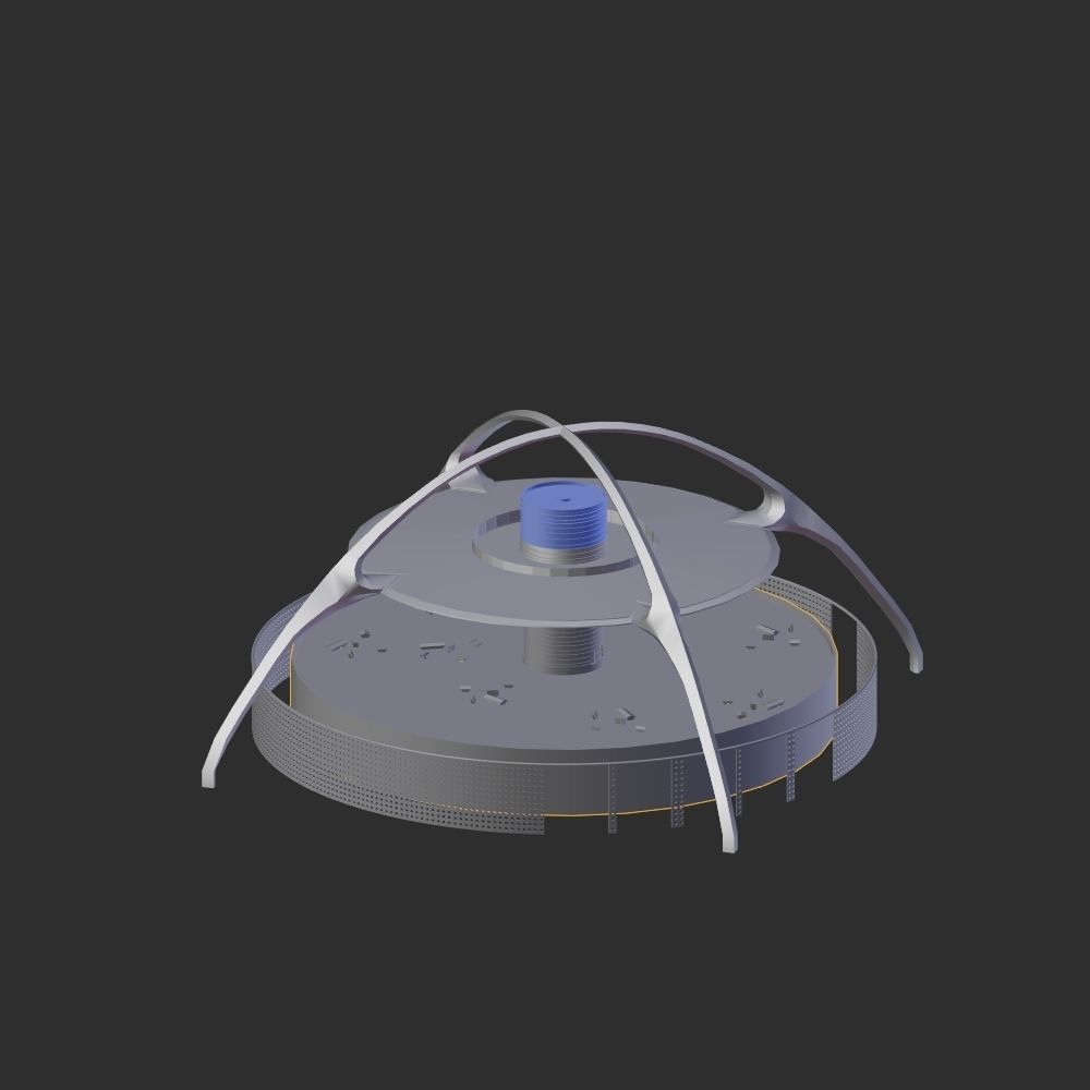 Lax Airport main Buildings 3D model_4