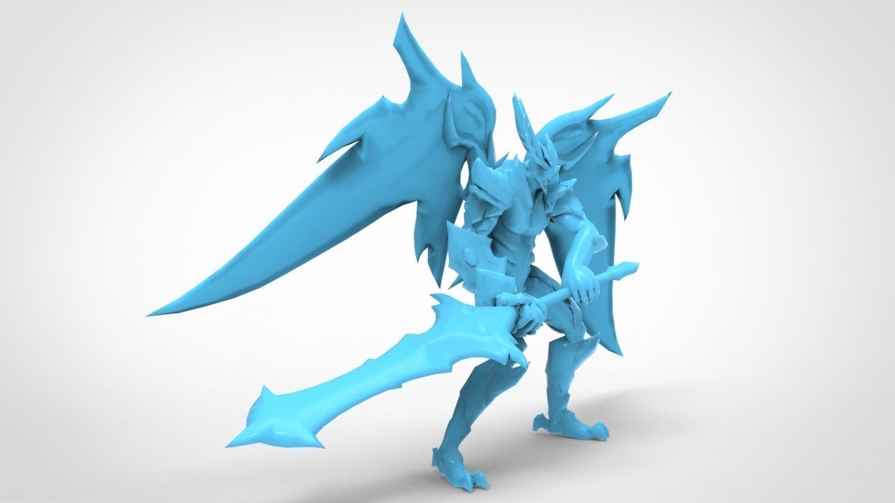 Aatrox Justicar - League of Legends 3D print model_9