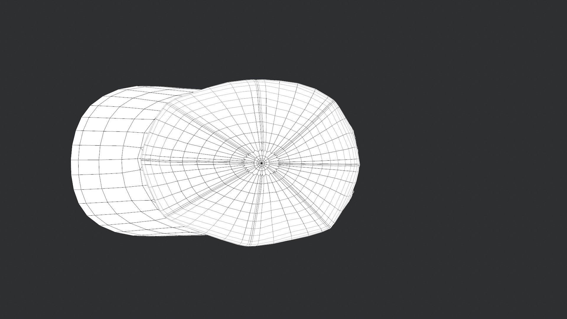 Red Snapback Cap Low-poly 3D model_21