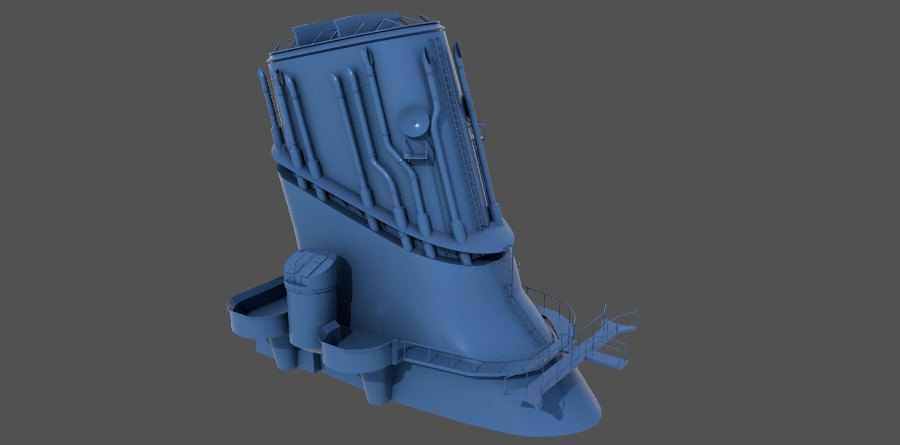 Yamato funnel - Personal license - 1-100 scale 3D print model_1