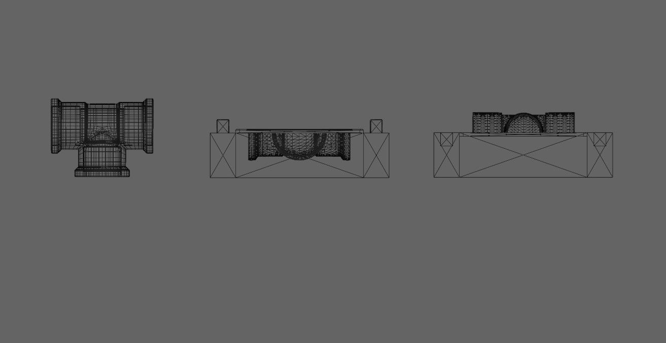 Mold for Pipe T - Form - Molde Forma Cano 3D print model_20
