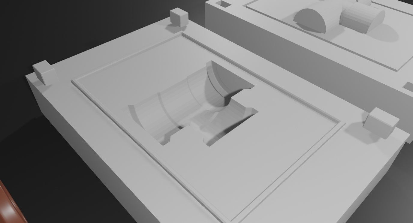 Mold for Pipe T - Form - Molde Forma Cano 3D print model_9