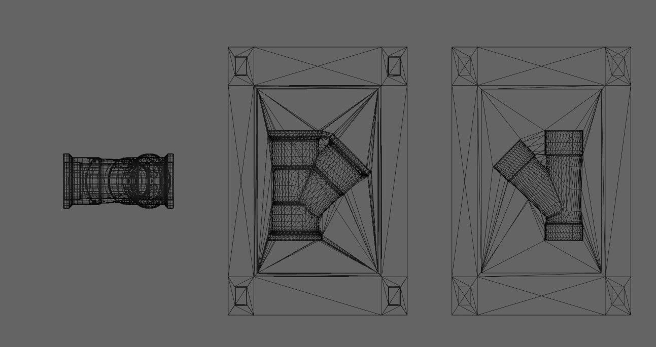 Mold for Pipe Y - Form - Molde Forma Cano 3D print model_21