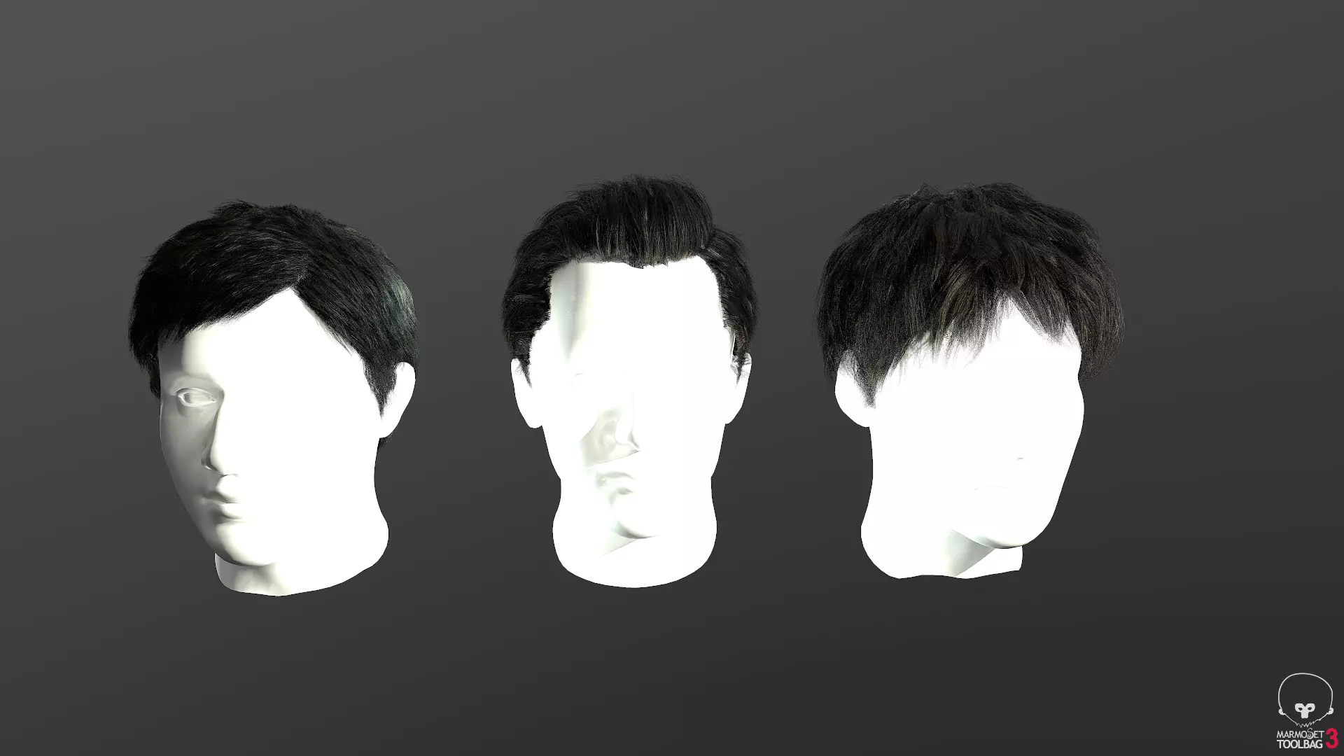 Real-time hair 3D model