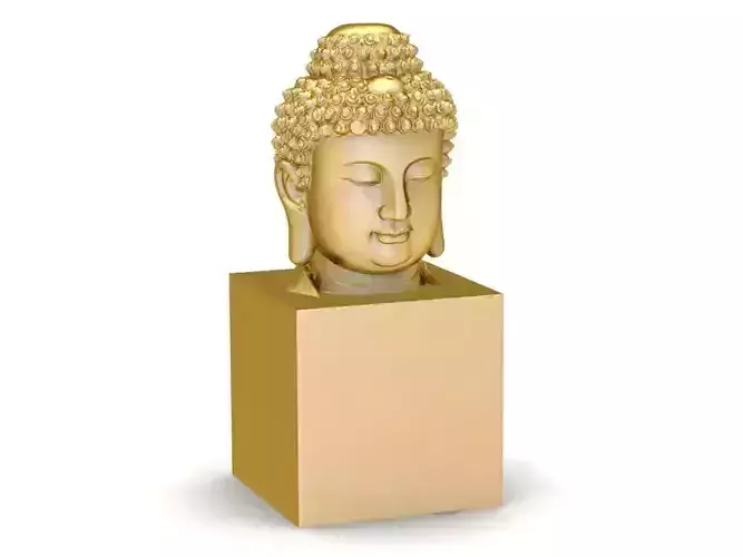 Buddha Head 3D Model for Jewelry and Decoration 1270