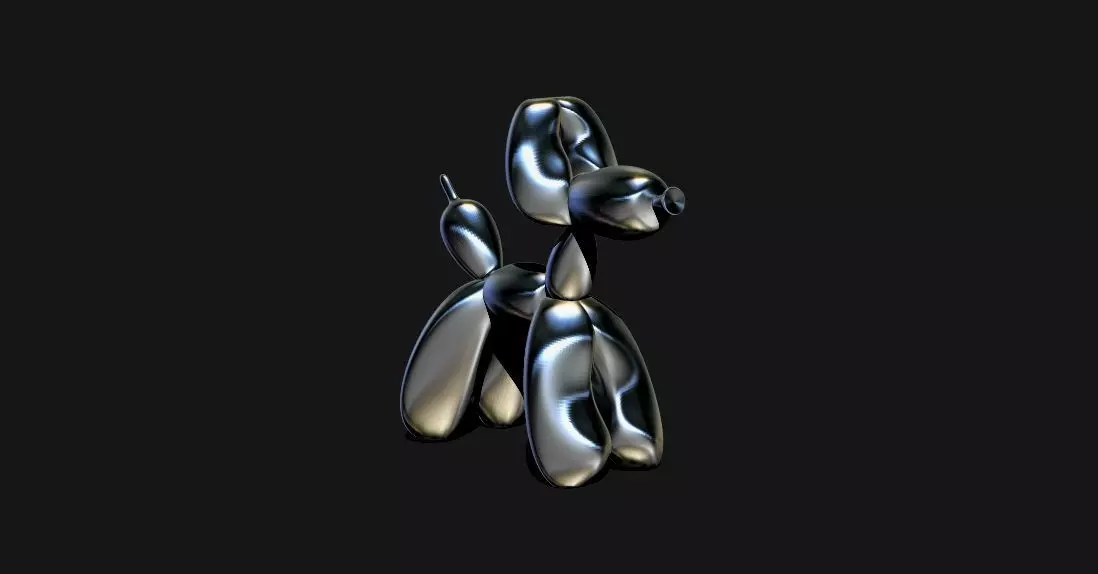 Dog Ballon Sculpture 3D print model