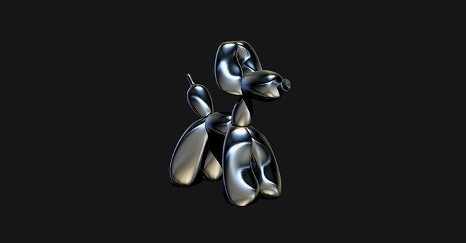 Dog Ballon Sculpture  3D print model