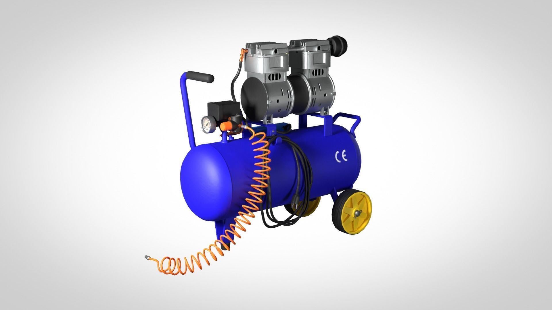 Air Compressor  3D model_3