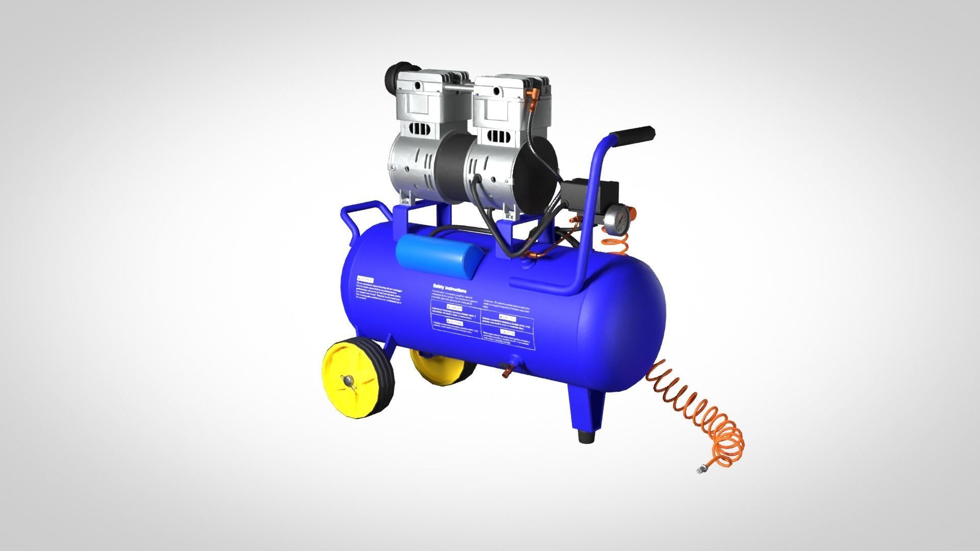 Air Compressor  3D model_8