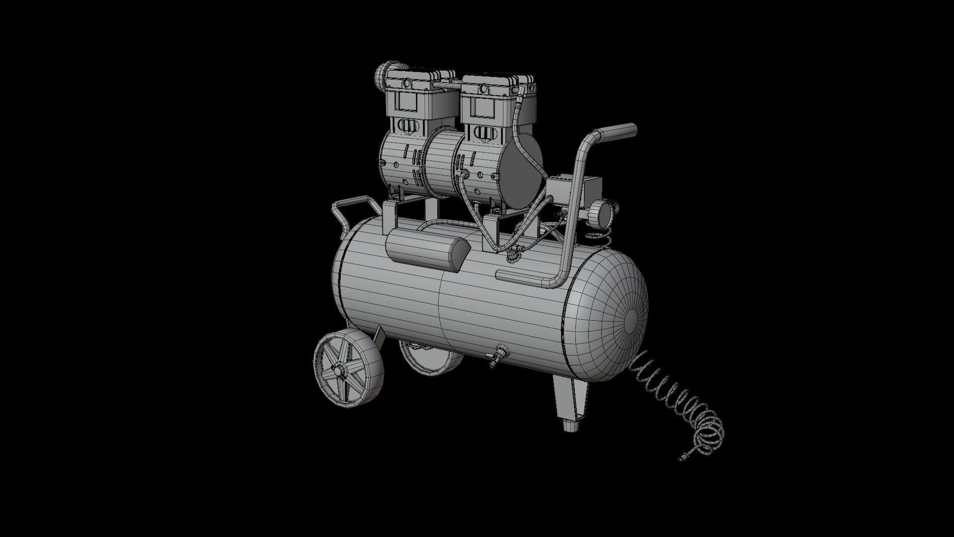 Air Compressor  3D model_9