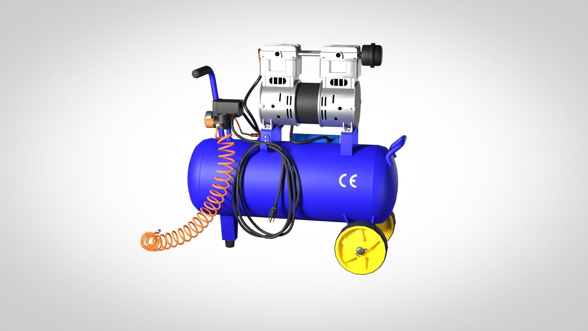 Air Compressor  3D model_4