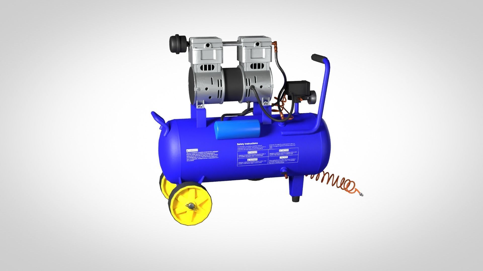 Air Compressor  3D model_7