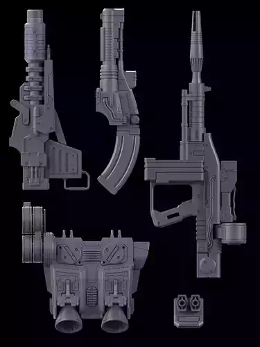 Origin Expansion Set for Perfect Grade Unleashed Gundam RX-78-2 3D print model