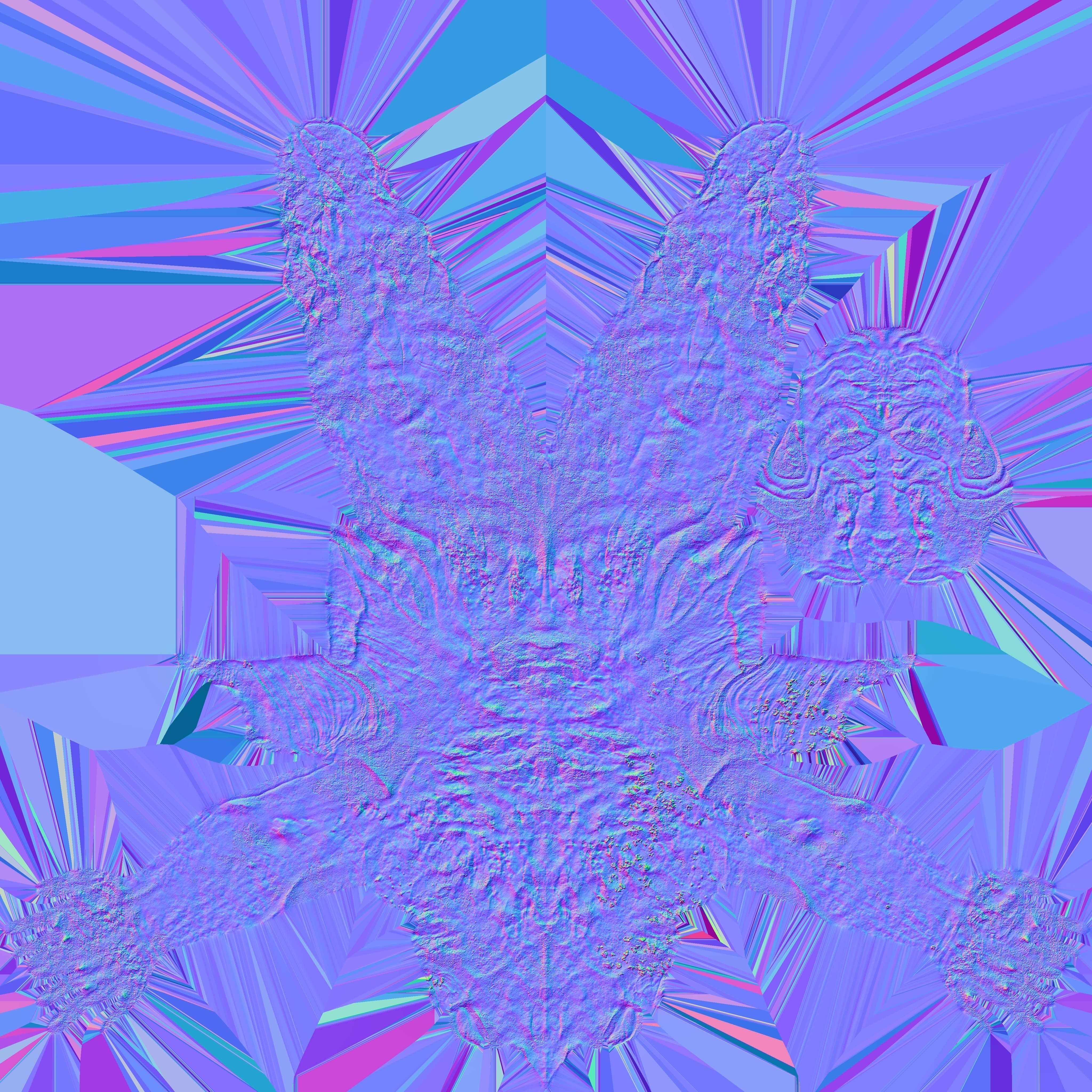 LowPoly Zombie Alien  Low-poly 3D model_15