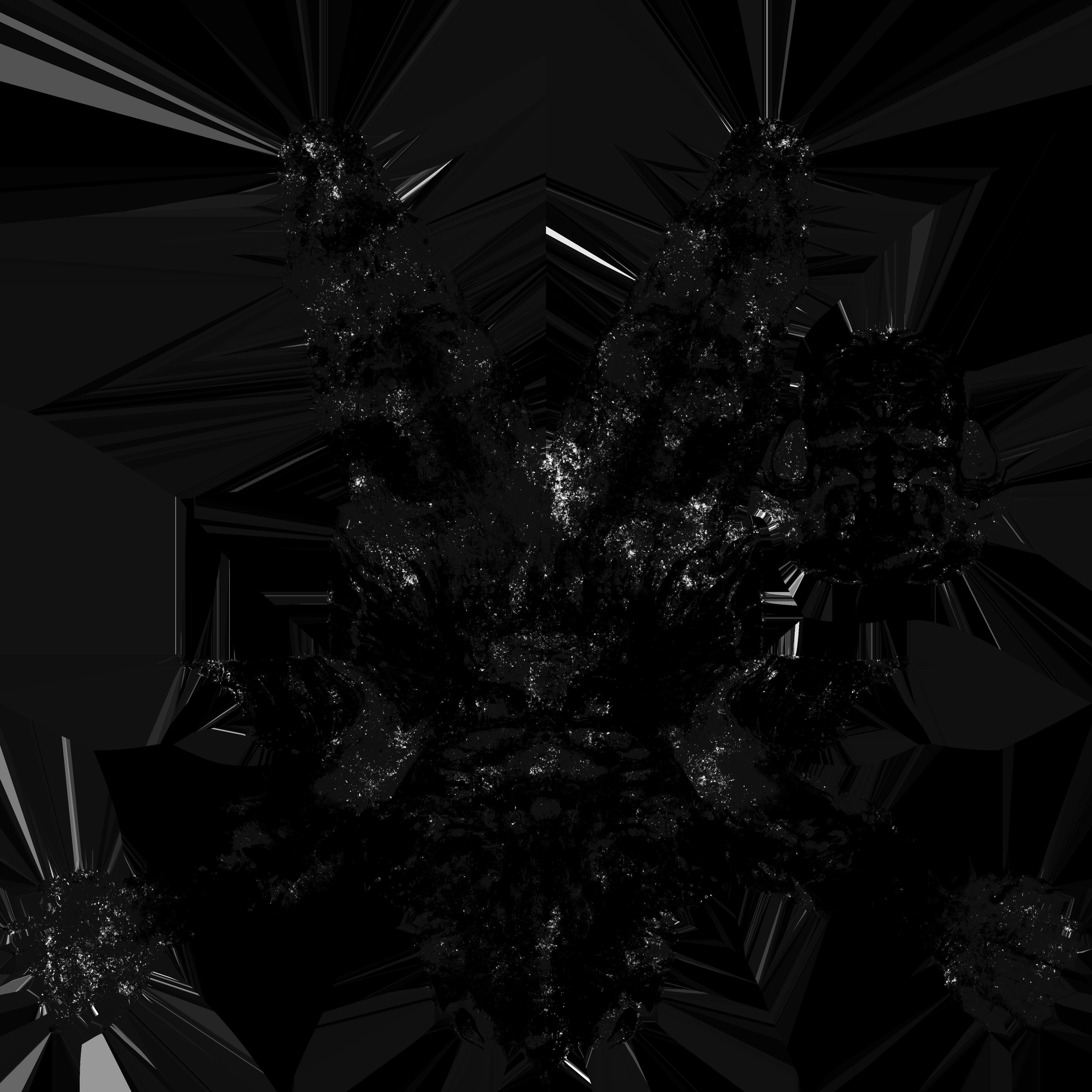 LowPoly Zombie Alien  Low-poly 3D model_9