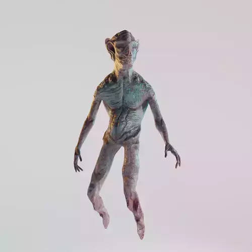 LowPoly Zombie Alien 