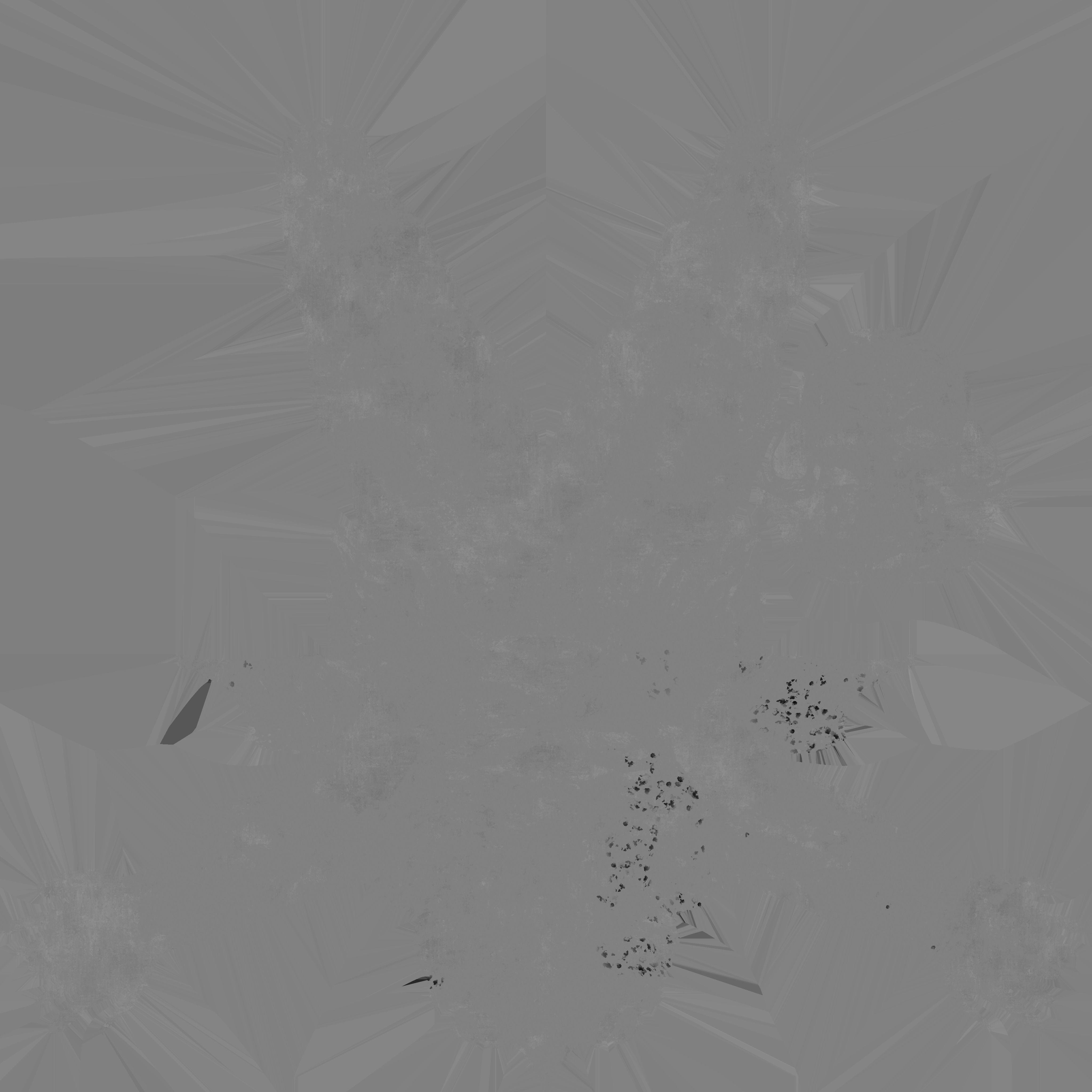 LowPoly Zombie Alien  Low-poly 3D model_8