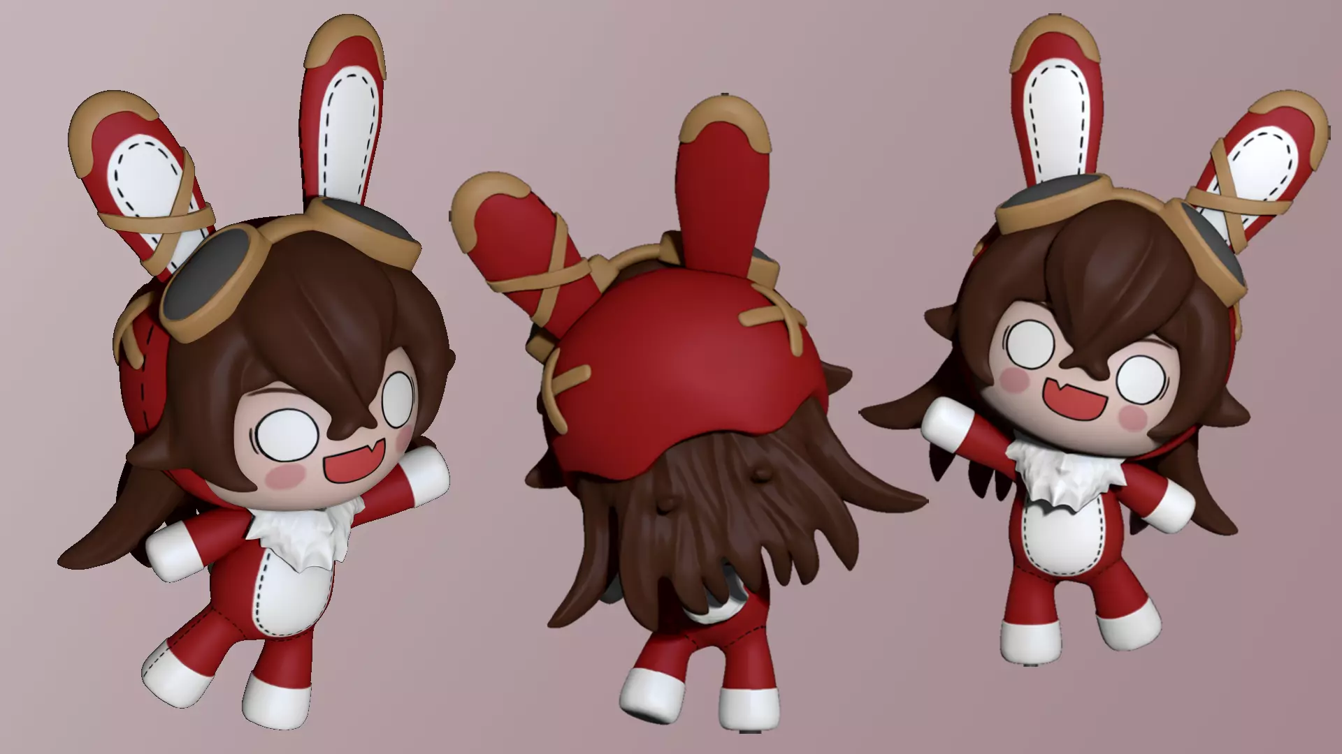 Genshin Impact - Baron Bunny 3D print model_0