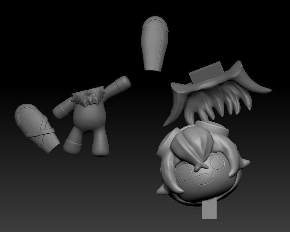 Genshin Impact - Baron Bunny 3D print model_2