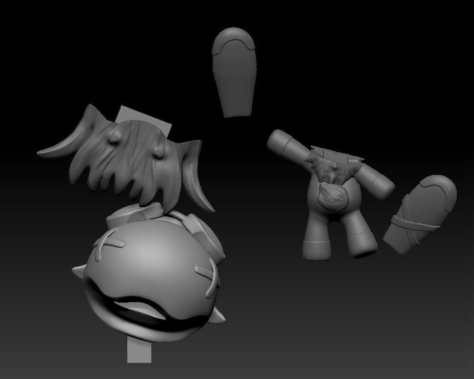 Genshin Impact - Baron Bunny 3D print model_3