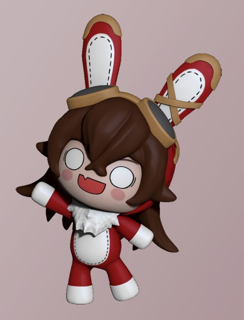Genshin Impact - Baron Bunny 3D print model_1