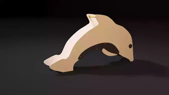 Dolphin slide 3D model