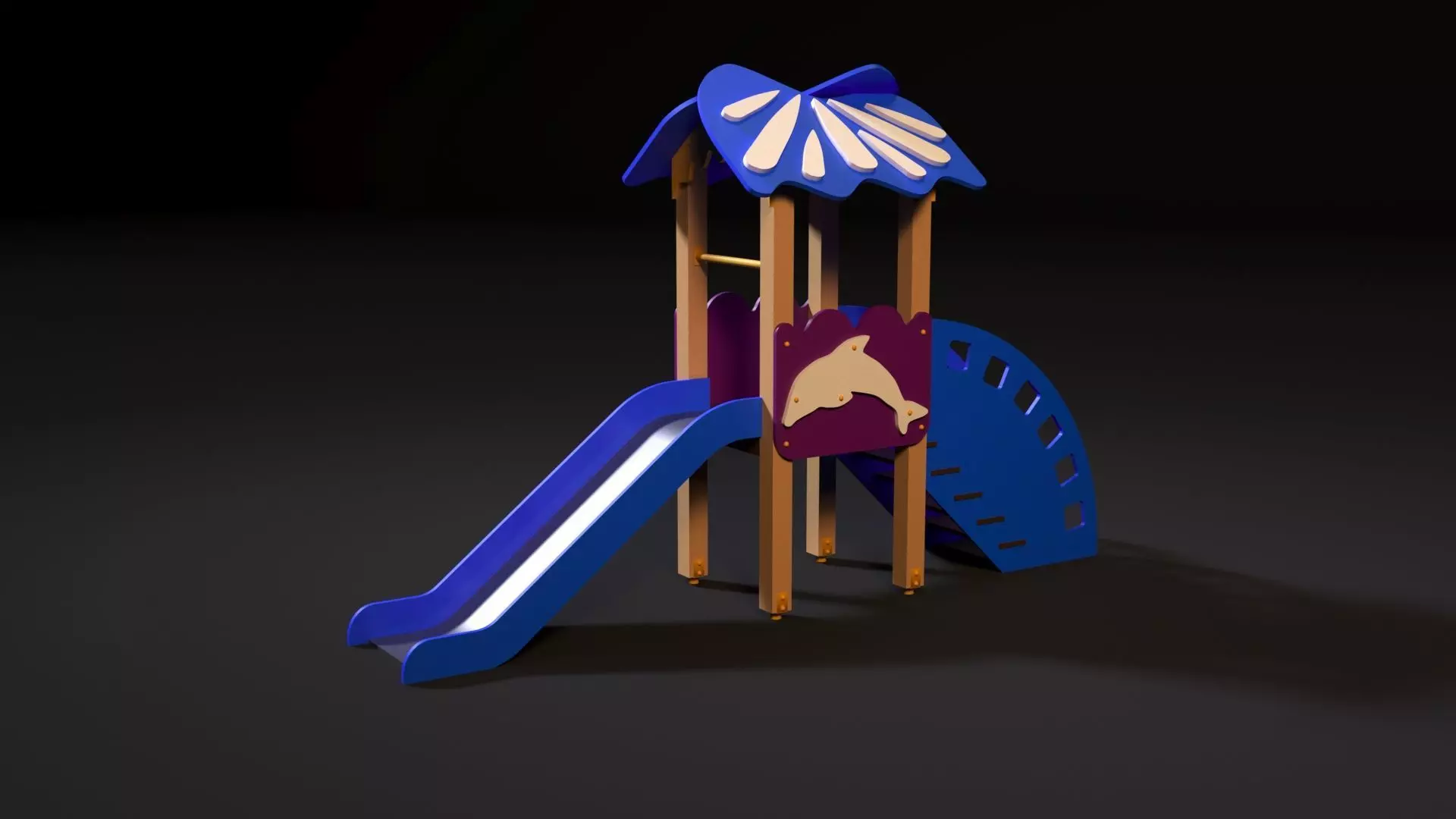 Childrens slide 3D model