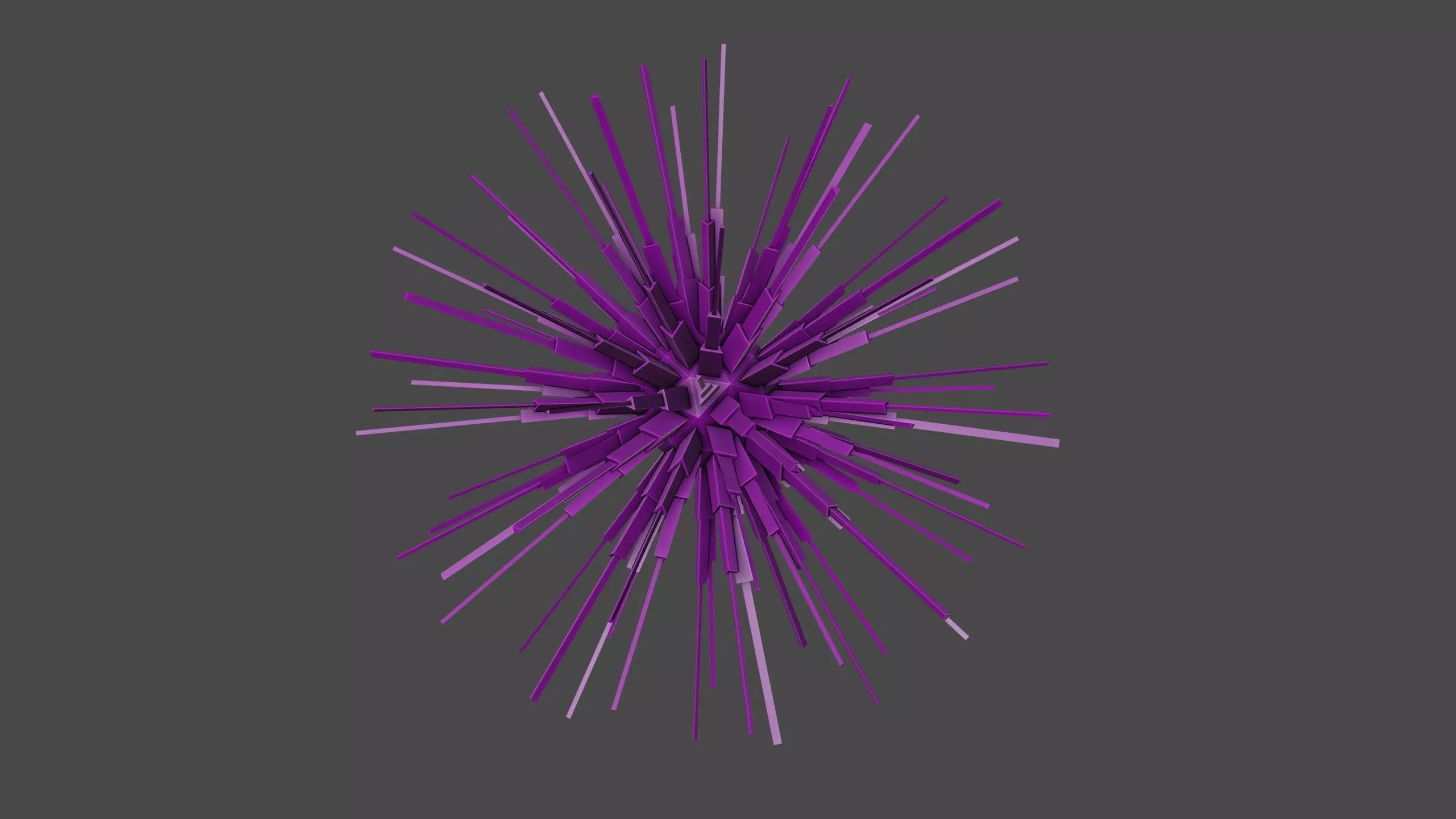 Sea Urchin Low-poly 3D model