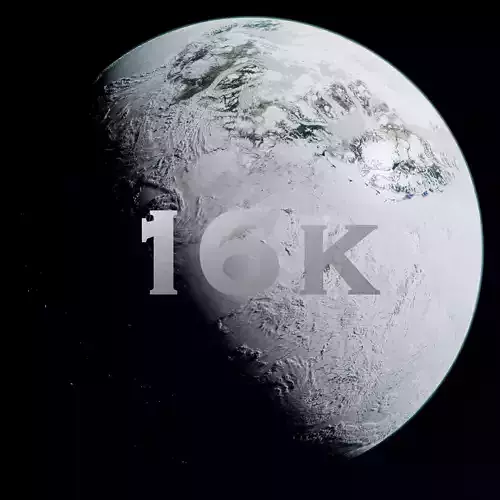 Ice Planet 05 - 16k 3D model